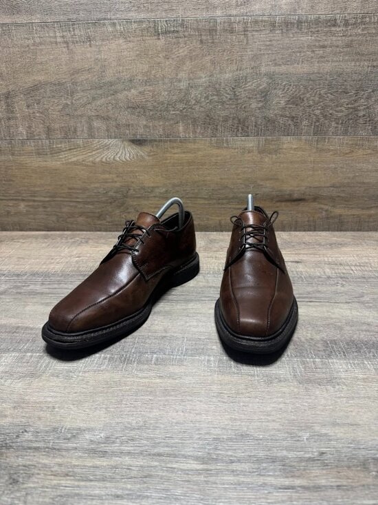 Allen Edmonds Warren Brown Leather Blucher Bicycle Toe Shoes Men\'s Size 11 main image 5